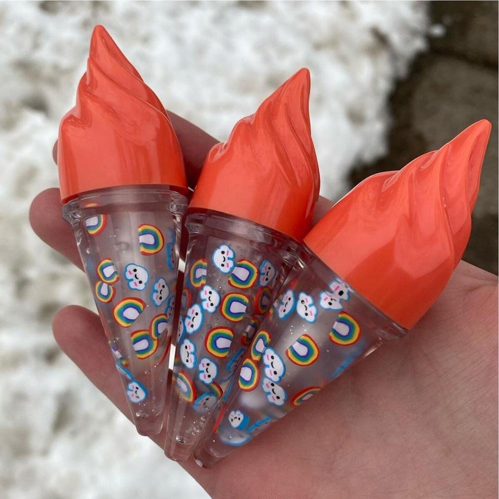 Fruit Vegan Ice Cream Cute Lipgloss For Kids