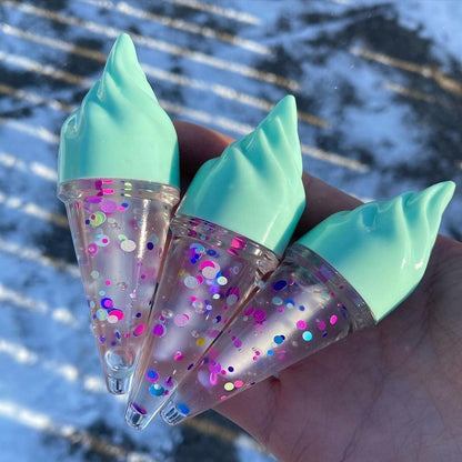 Fruit Vegan Ice Cream Cute Lipgloss For Kids