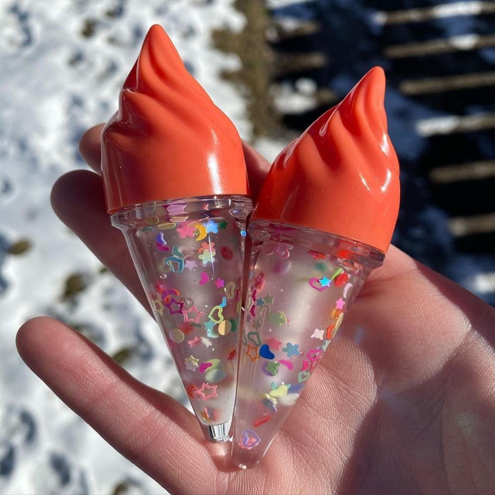 Fruit Vegan Ice Cream Cute Lipgloss For Kids